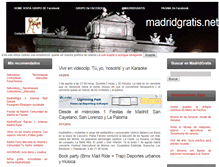 Tablet Screenshot of madridgratis.net